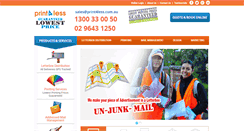 Desktop Screenshot of print4less.com.au
